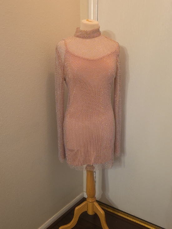 DeVeamor Dresses & Skirts - Sparkling Pink Long Sleeve Dress